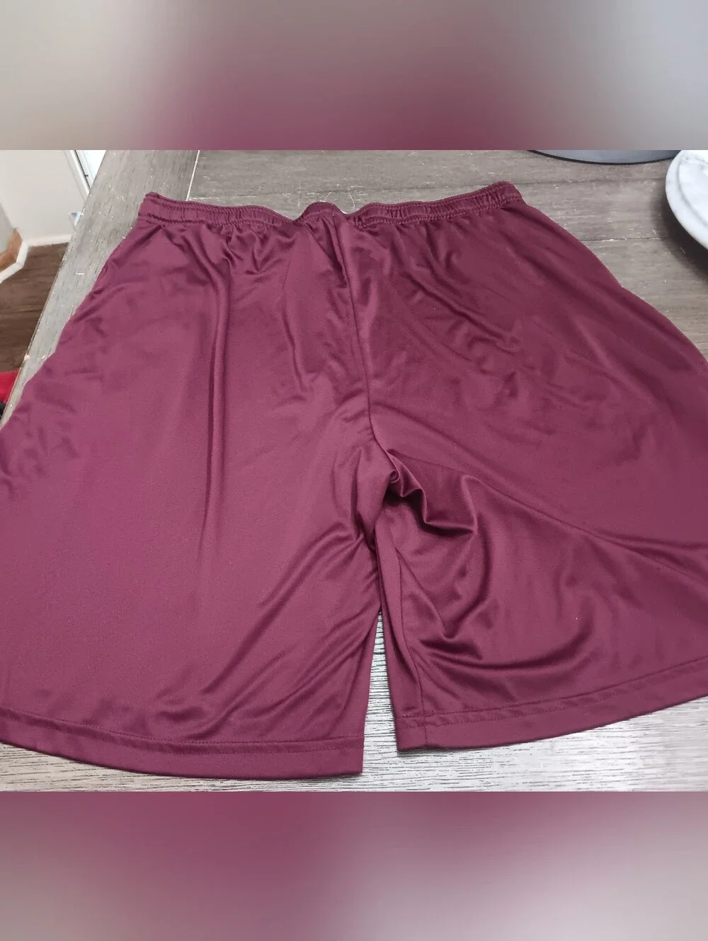 Mens Size 2XL, Russell Athletic Maroon Shorts
